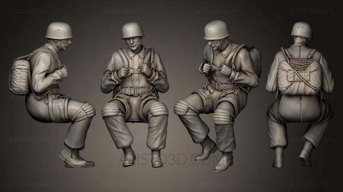 Military figurines (STKW_0179) 3D model for CNC machine